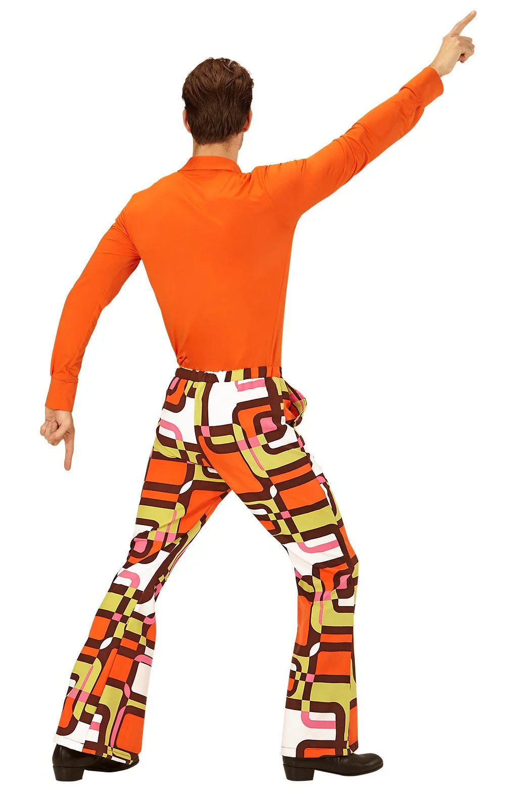 Pantalones de Campana Disco Años 70 para Hombre Disco Widmann